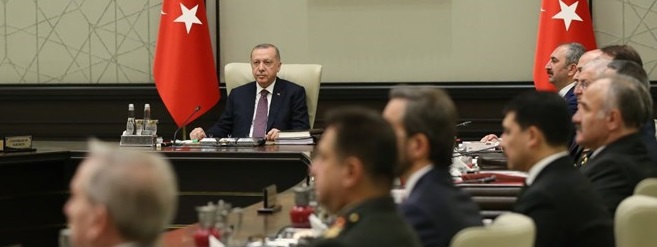  Milli Güvenlik Kurulu, Cumhurbaşkanı Recep Tayyip Erdoğan başkanlığında toplanacak.