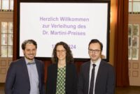 Hamburg’ta üç genç araştırmacı Dr. Martini Ödülü’nü aldı