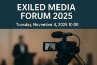 Sürgündeki Gazeteciler Almanya’da Bir Araya Geliyor: Sürgün Medya Forumu 2025